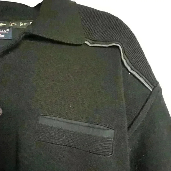 Ciel Ocean Sz L/XL Wool Blend Nautical Sweater Cozy Sailing French Resort Wear - Picture 10 of 15